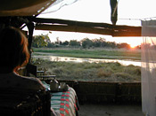 View from a guest chalet at Mwaleshi Camp, North Luangwa