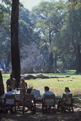 Brunch in the bush at Nkwali Camp, South Luangwa, Zambia
