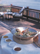 Seafood on the River Deck