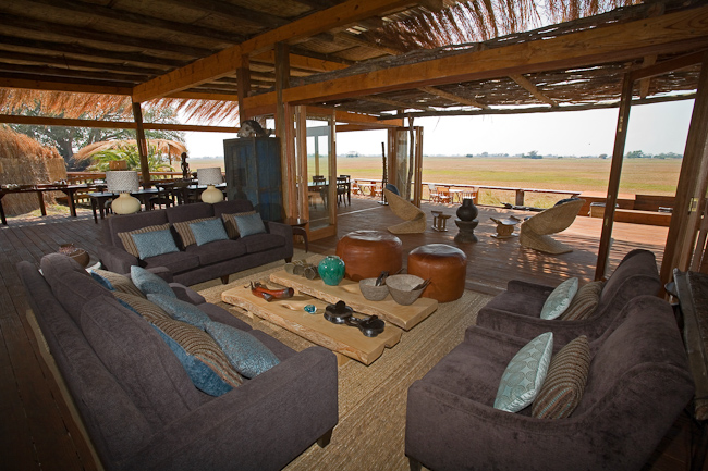 Lounge area and view