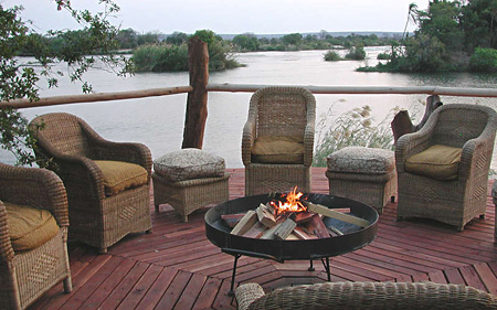 The Zambezi river is always in view at Sussi & Chuma