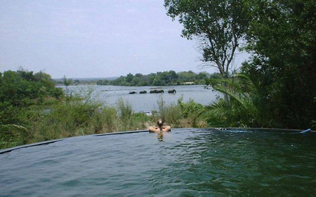 The view to the Zambezi from Sussi & Chuma's pool