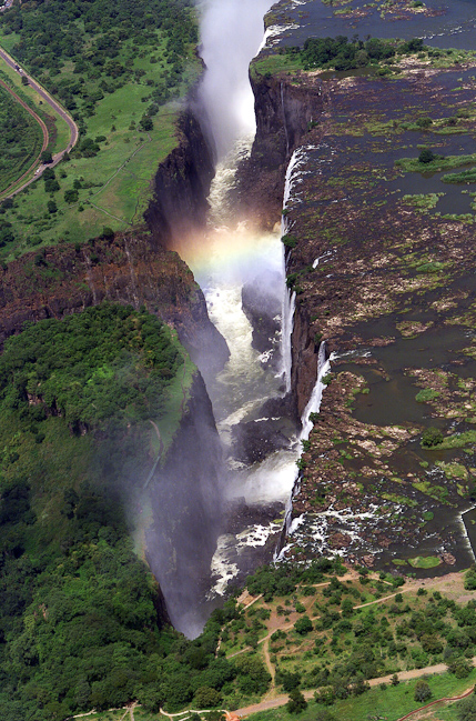Aerial view of the Falls