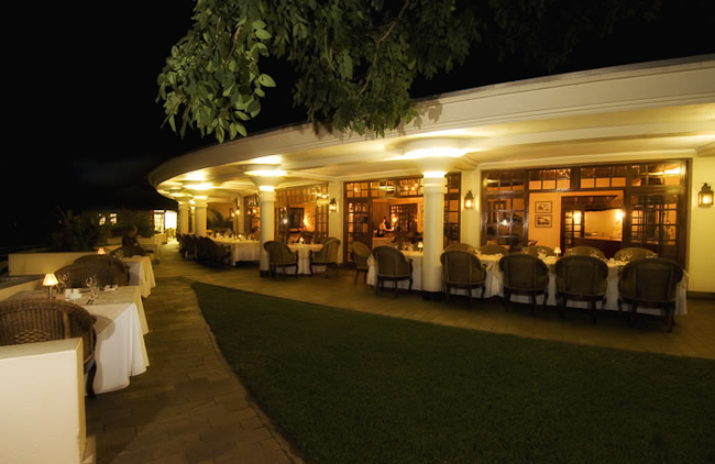 View of Dining Area at night