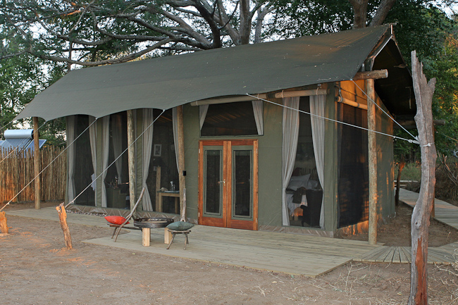 Guest tent exterior