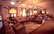The main lounge has an old-fashioned traditional elegance