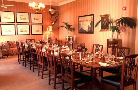 Private meetings and meals are available in the hotel's private rooms