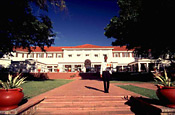 The lovely Victoria Falls Hotel