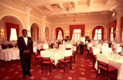 Formal dining in the elegant Edwardian Livingstone Room 
