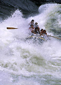 White-water rafting is true exhilaration!