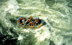Rafting on the Zambezi River