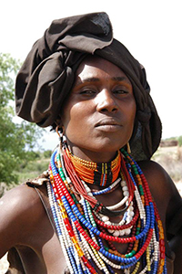 Arbore woman, Ethiopia