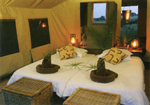 Discoverer safari tent interior