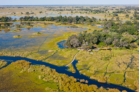 Little Vumbura Camp in Botswana's Okavango Delta