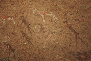 Bushman paintings at Twyfelfontein