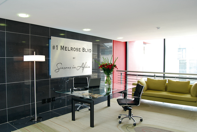 1 Melrose reception lobby
