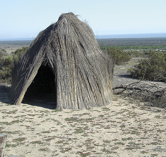 San bushmen hut