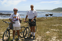 Cycling at the Ostrich Farm