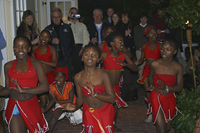 Children performing for guests to the Township