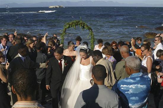 Wedding on the beach in the Cape