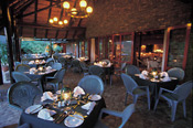 Bakubung's terrace dining