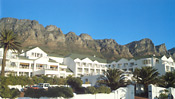 The Twelve Apostles behind The Bay Hotel, Cape Town