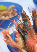 Fresh Prawns are a Cape Town specialty