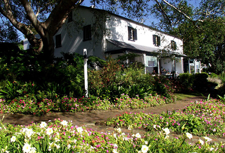 The historic Belvidere Manor Hotel in Knysna was built in 1849