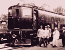 The first electric locomotive in 1925