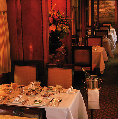 The Blue Train's Dining Car