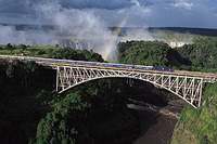 The Blue Train at Victoria Falls