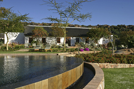 Lodge and pool