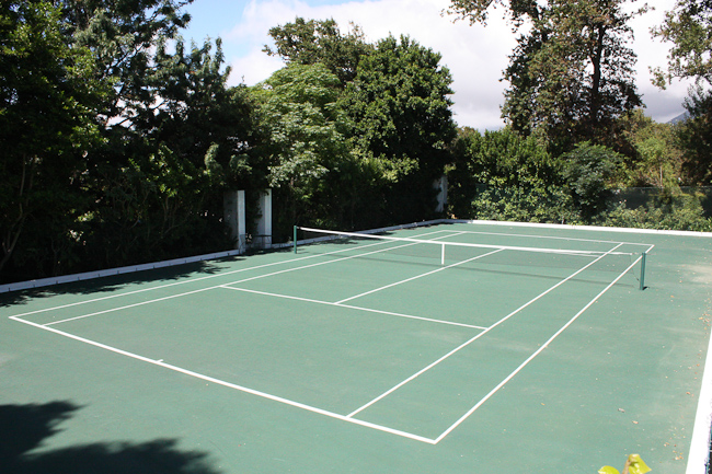 Tennis Court at The Cellars- Hohenort