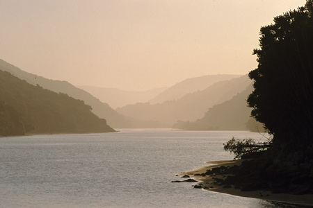 View of Qora River, Wild Coast, Eastern Cape, South Africa