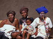 Xhosa family in Ciskei, Eastern Cape, South Africa