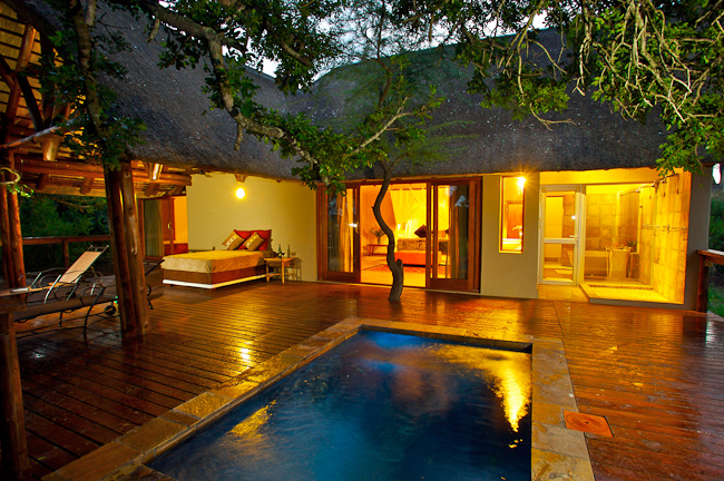 View of Honeymoon Suite at Elephant Plains