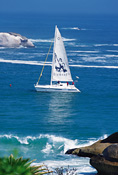 Sailboat in Camps Bay