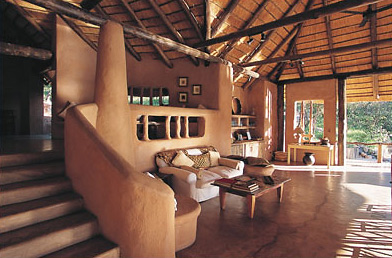 Main lounge, Garonga Safari Camp, Makalali Reserve
