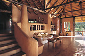 Main lounge, Garonga Safari Camp, Makalali Reserve
