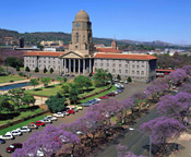 Pretoria City Hall with Pretorius Square, Pretoria, South Africa