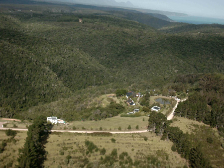 Aerial view of Hog Hollow Country Lodge
