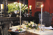 Candlelit dining at Hunter's Country House