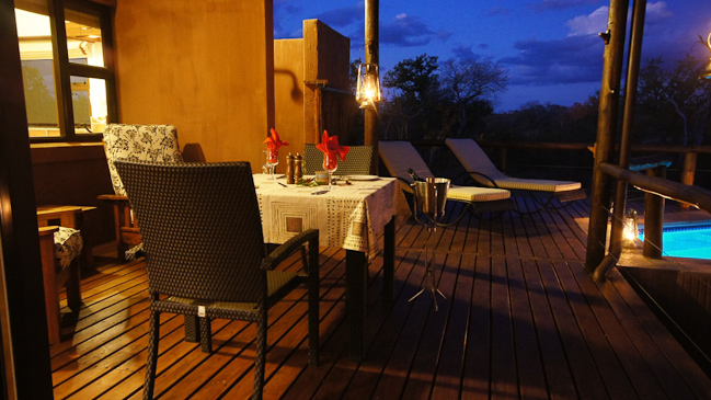 Idube Safari Lodge Makubela Suite Deck Area