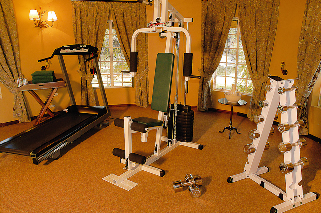 The fitness room