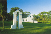Historic slave bell at Kurland Luxury Country Hotel