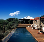 Ecca Lodge pool and sun deck