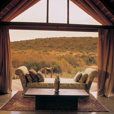 Great Fish River Lodge with views over the river valley