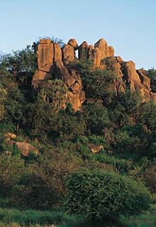 The Lebombo mountains on the eastern edge of Kruger Park