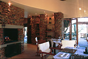 Guest lounge, Makanyane Safari Lodge, Madikwe Reserve