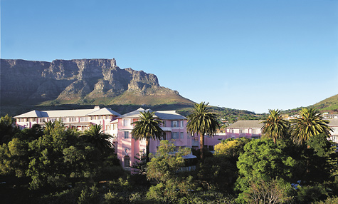 The famous Mount Nelson Hotel in Cape Town, South Africa
